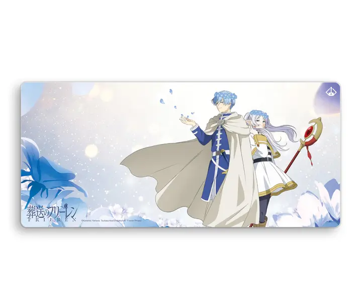 Alfombrilla de escritorio XXL de Frieren y Himmel, 90 × 40 cm (STARFORGE)