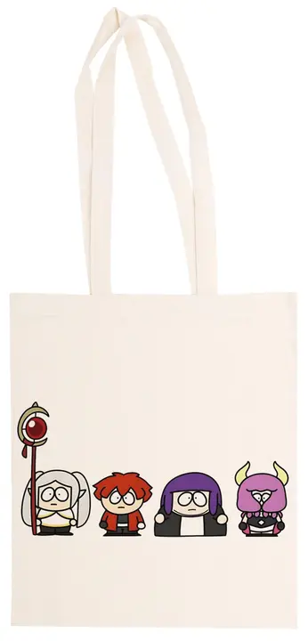 Bolsa tote beige «Frieren con el equipo» (Magitone)