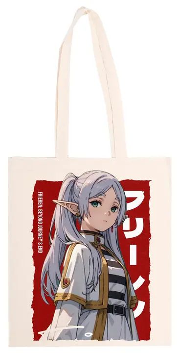Bolsa tote beige «Más allá de los viajes» (Kwantees)
