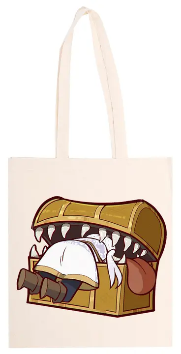 Bolsa tote beige «Mímico dorado» (Kwantees)