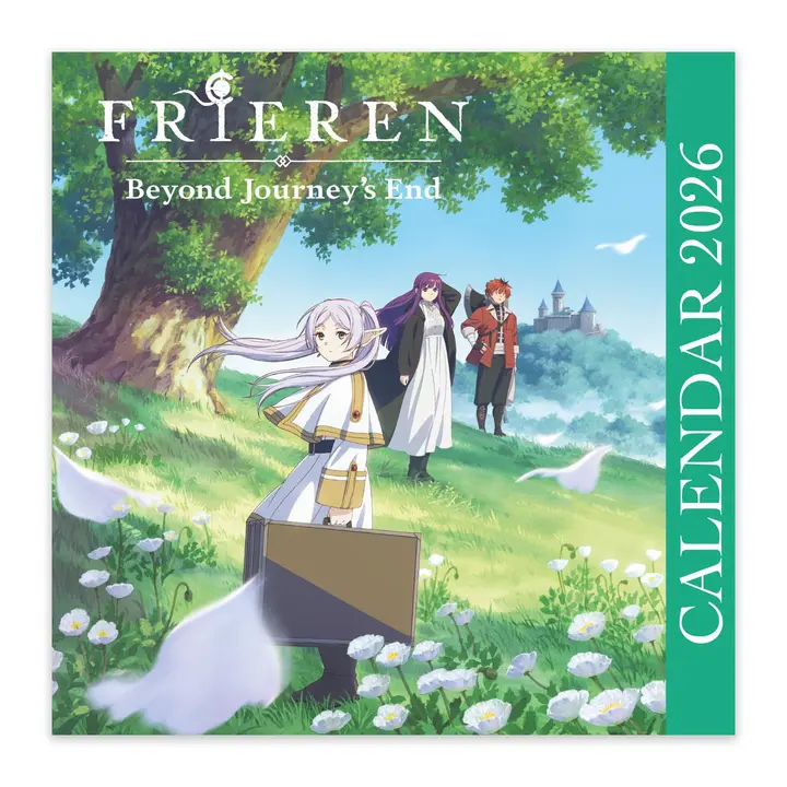 Calendario de pared de Frieren 2026 (Crunchyroll)