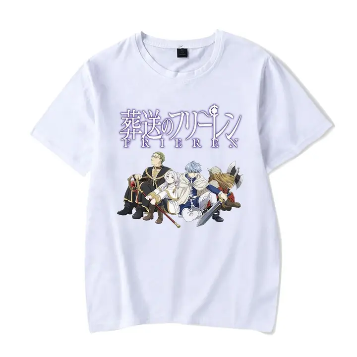 Camiseta de Frieren — diseño 6 en blanco (Sageam)