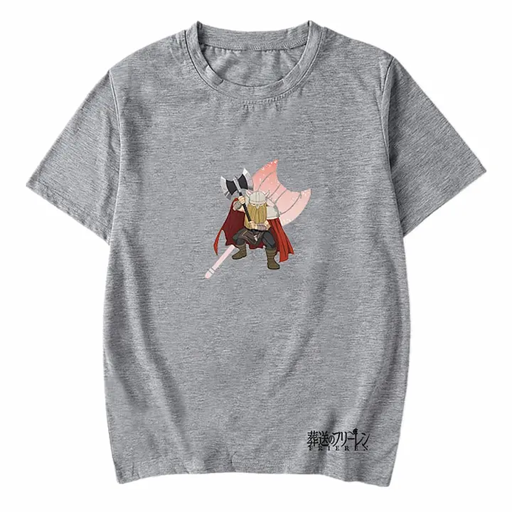 Camiseta gris de algodón con Eisen (sin licencia)