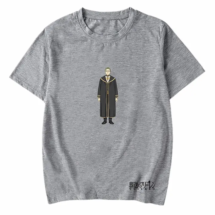 Camiseta gris de algodón con Heiter (sin licencia)