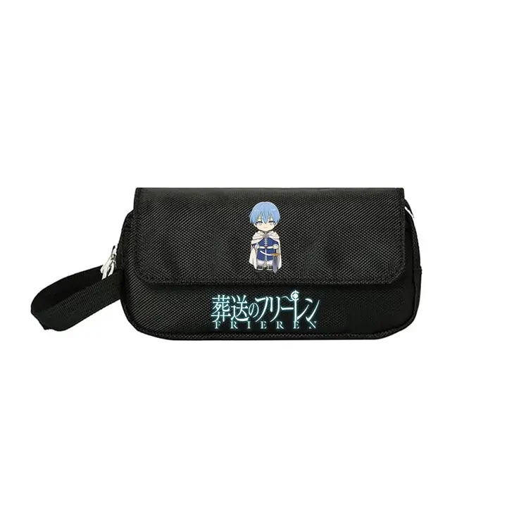 Estuche escolar de Frieren — diseño 16 en negro (Sageam)