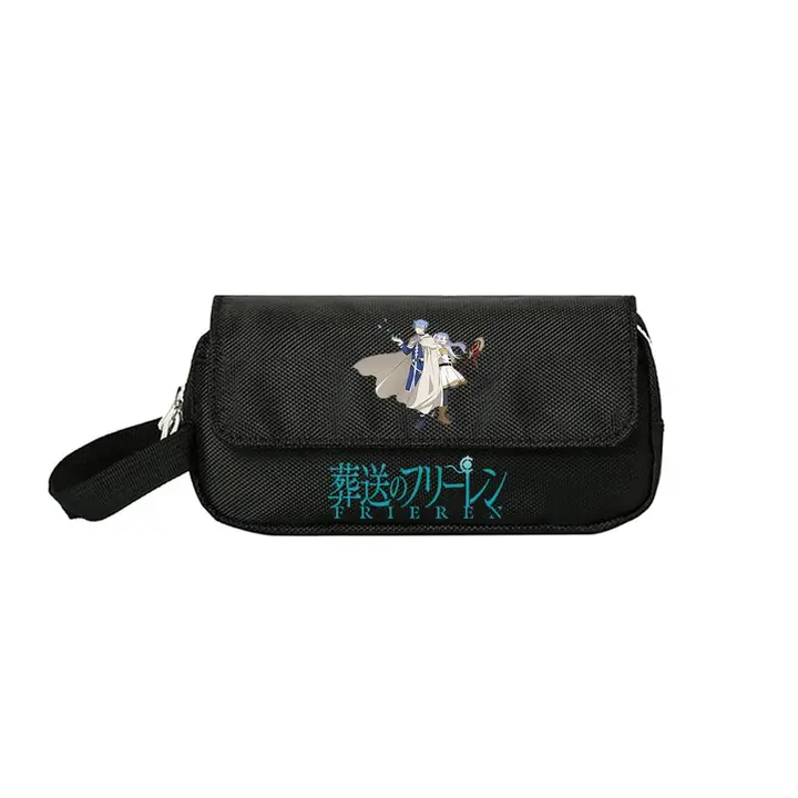 Estuche escolar de Frieren — diseño 2 en negro (Sageam)