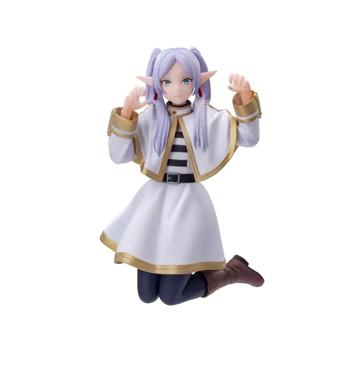 Figura PM Perching de Frieren sentada, 12 cm (SEGA)