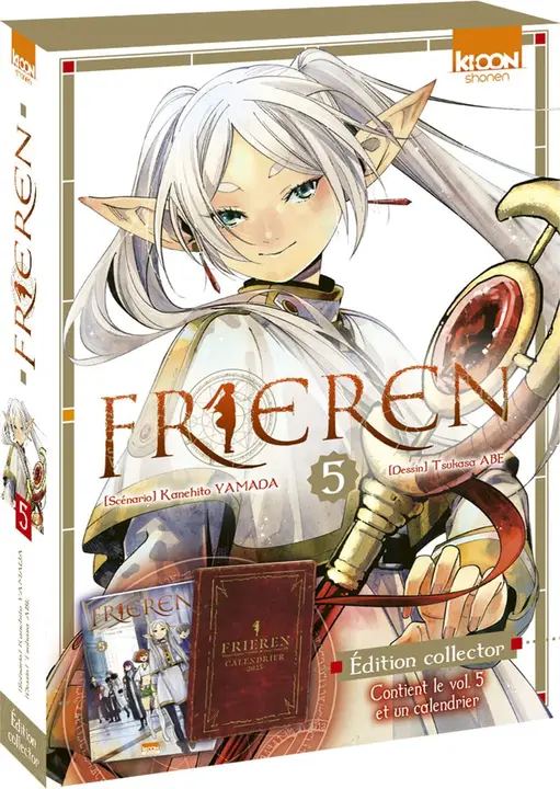 Frieren 5, edición coleccionista con calendario (Ki-oon, en francés)