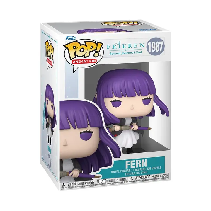 Funko Pop! Fern n.º 1987 con bastón (Frieren: Beyond Journey’s End)