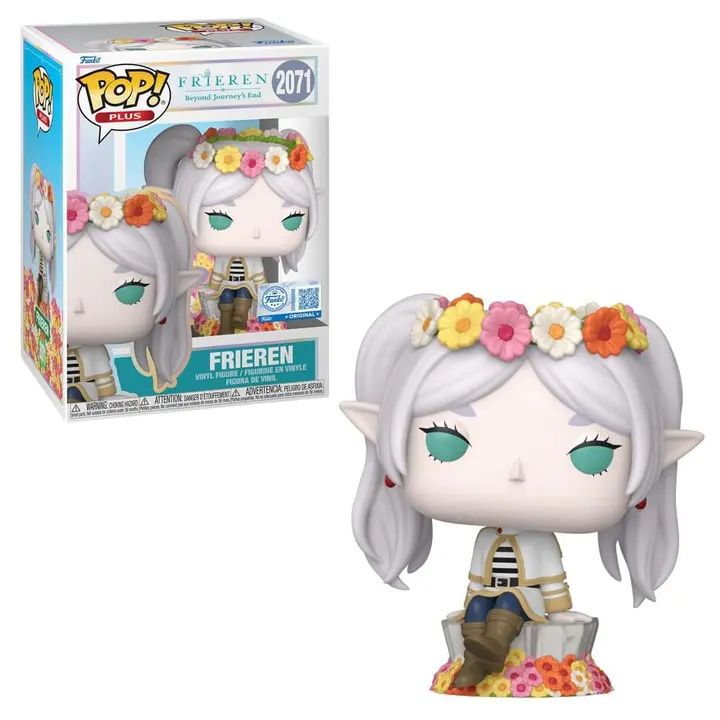 Funko Pop! Frieren con flores #2071, con protector (reventa)