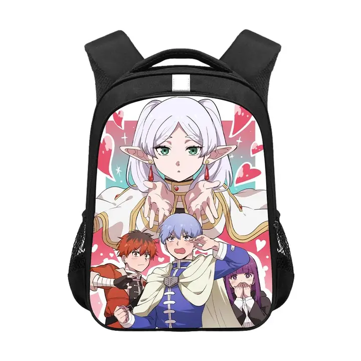 Mochila de lona de Frieren con estampado 3D (Xinchangda, sin licencia)