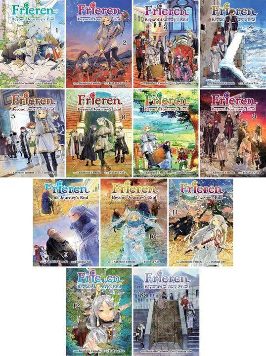 Pack del manga de Frieren en inglés (lote de tomos, reventa)