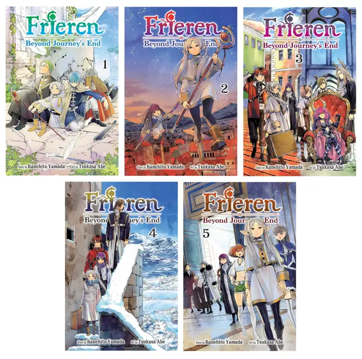 Set del manga de Frieren tomos 1-5 (en inglés)