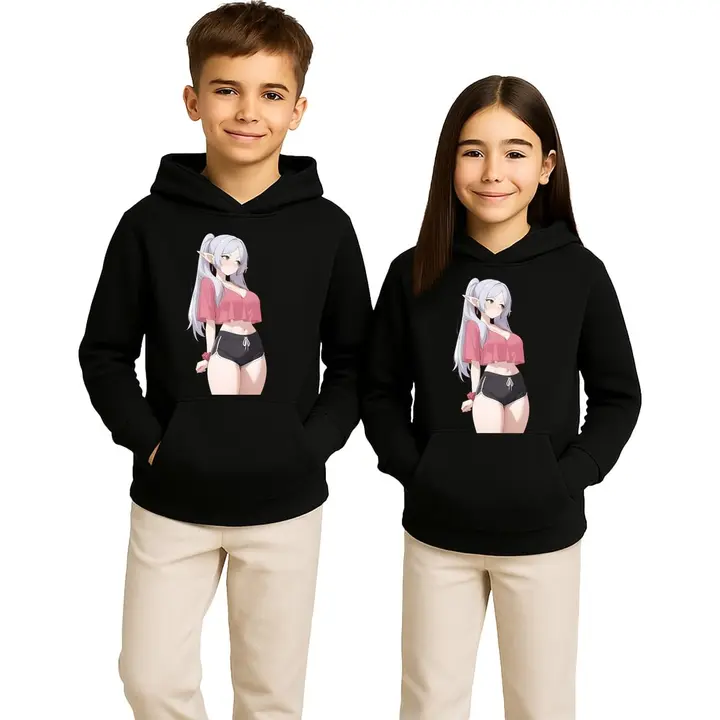 Sudadera con capucha infantil «Frieren» (Unibly)