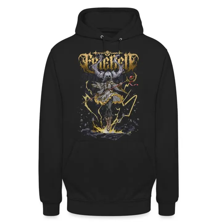 Sudadera con capucha «Otaku Anime Manga» de Frieren — Negro (Unibly)