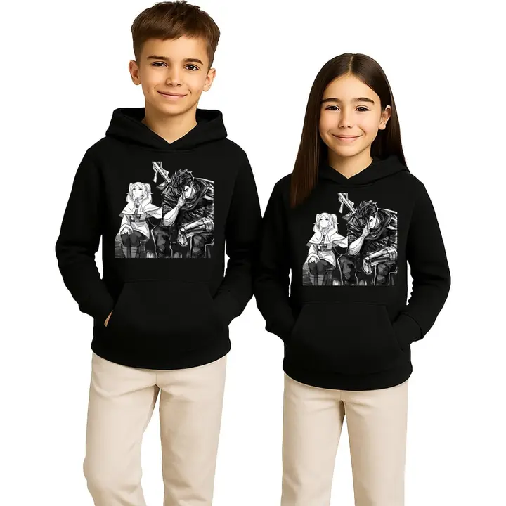 Sudadera infantil con capucha «Berserk x Frieren» (Unibly)