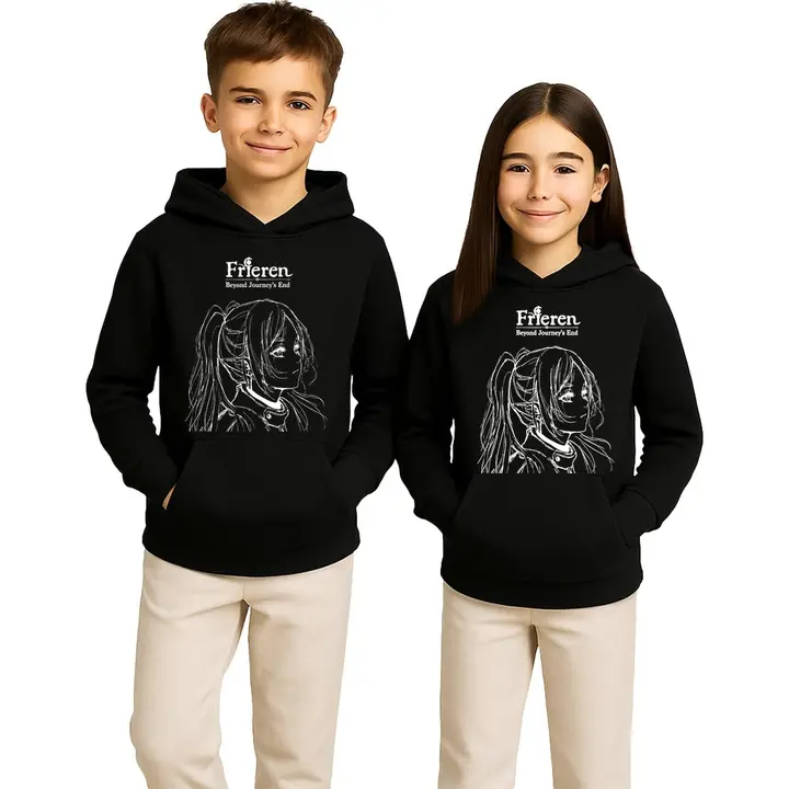 Sudadera infantil con capucha «Illustration» de Frieren (Unibly)