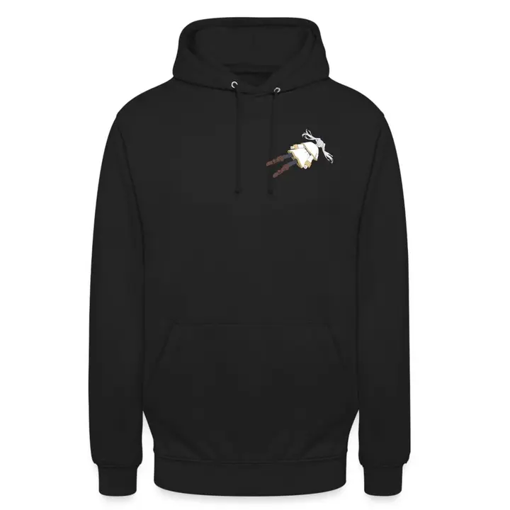 Sudadera unisex «Treasure Hunting» de Frieren — Tumbado (Negro) (Unibly)
