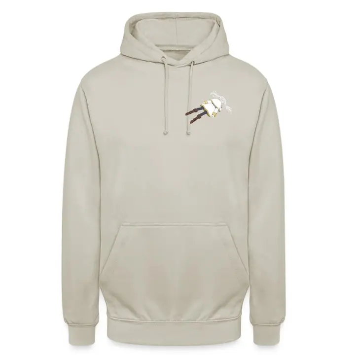 Sudadera unisex «Treasure Hunting» de Frieren — Tumbado (Piedra Natural) (Unibly)